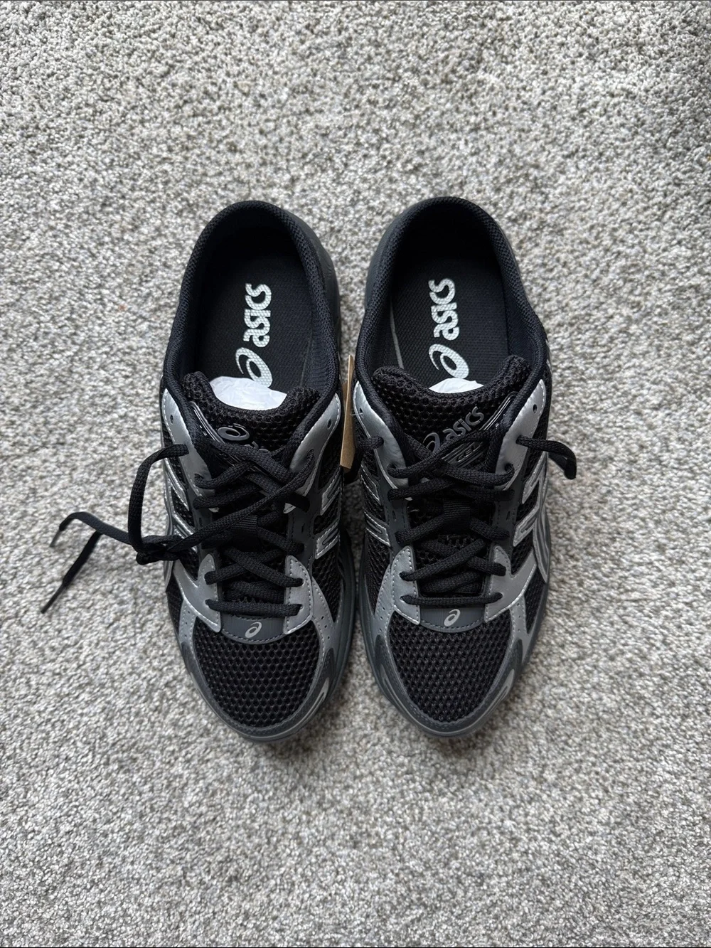 ASICS Black & Silver GEL-1130 Mule Women 10/Men 8.5 NWT - Picture 5 of 12